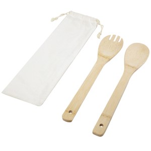 PF Concept 113269 - Cuchara y tenedor de bambú para ensalada "Endiv"