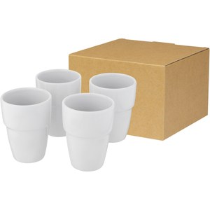 PF Concept 100686 - Set de regalo de 4 vasos apilables de 280 ml "Staki"