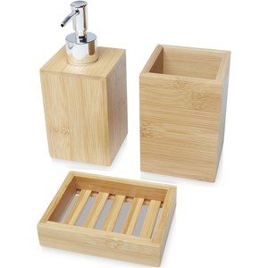 PF Concept 126195 - Set de baño de bambú de 3 piezas "Hedon"