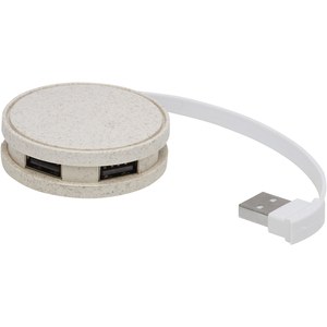 PF Concept 124309 - Hub USB de paja de trigo "Kenzu"