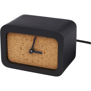 PF Concept 124307 - Reloj de sobremesa con cargador inalámbrico de piedra caliza  "Momento"